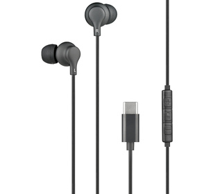 BIG BEN KPINTRAUSBCRB écouteur/casque Avec fil Ecouteurs Appels/Musique USB Type-C Noir