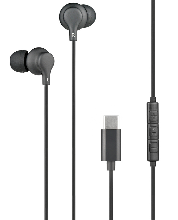 BIG BEN KPINTRAUSBCRB écouteur/casque Avec fil Ecouteurs Appels/Musique USB Type-C Noir