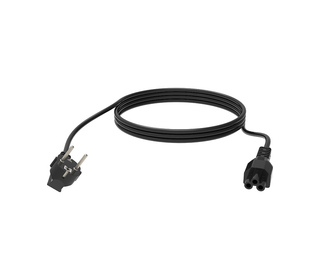 Vision TC 3MEUCVLF/BL câble électrique Noir 3 m CEE7/7 IEC C5