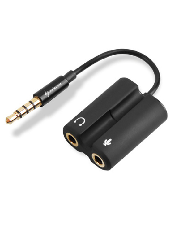 Sharkoon PMP35 câble audio 0,12 m 3,5mm Noir
