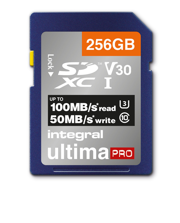 Integral INSDX256G-100/90V30 mémoire flash 256 Go SD UHS-I