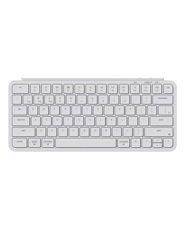 Keychron B1 Pro clavier maison/bureau USB + RF Wireless + Bluetooth AZERTY Ivoire