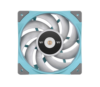 Thermaltake Toughfan 12 Turquoise High Static Pressure Radiator Fan Universel Ventilateur 12 cm Bleu 1 pièce(s)