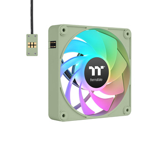 Thermaltake CL-F199-PL14MG-A système de refroidissement d’ordinateur Boitier PC Ventilateur 14 cm Vert 3 pièce(s)