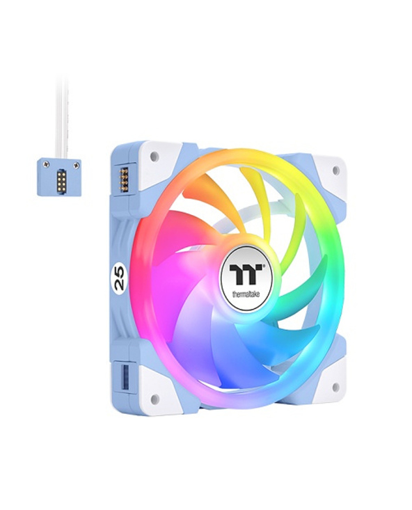 Thermaltake SWAFAN EX14 ARGB Boitier PC Refroidisseur d'air 14 cm Blanc 3 pièce(s)