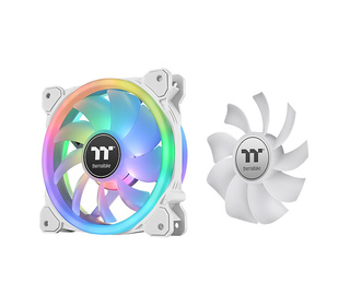 Thermaltake SWAFAN 12 RGB Radiator Fan TT Premium Edition White Boitier PC Refroidisseur d'air 12 cm Blanc 3 pièce(s)