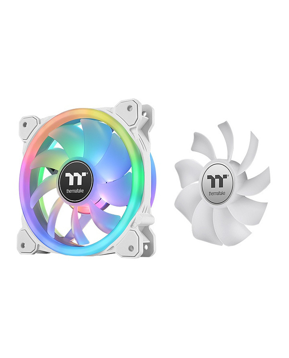 Thermaltake SWAFAN 12 RGB Radiator Fan TT Premium Edition White Boitier PC Refroidisseur d'air 12 cm Blanc 3 pièce(s)
