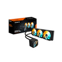GIGABYTE GAMING 360 Refroidisseur Liquide pour CPU - 3x120 mm Ventilateurs ARGB, Mécanisme d'emboîtement coulissant, DAISY-CHAIN