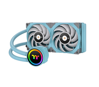 Thermaltake CL-W319-PL12TQ-A système de refroidissement d’ordinateur Processeur Refroidisseur de liquide tout-en-un 12 cm Turquo