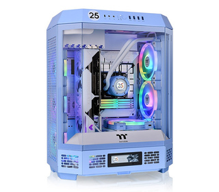 Thermaltake The Tower 600 Hydrangea Blue Midi Tower Bleu