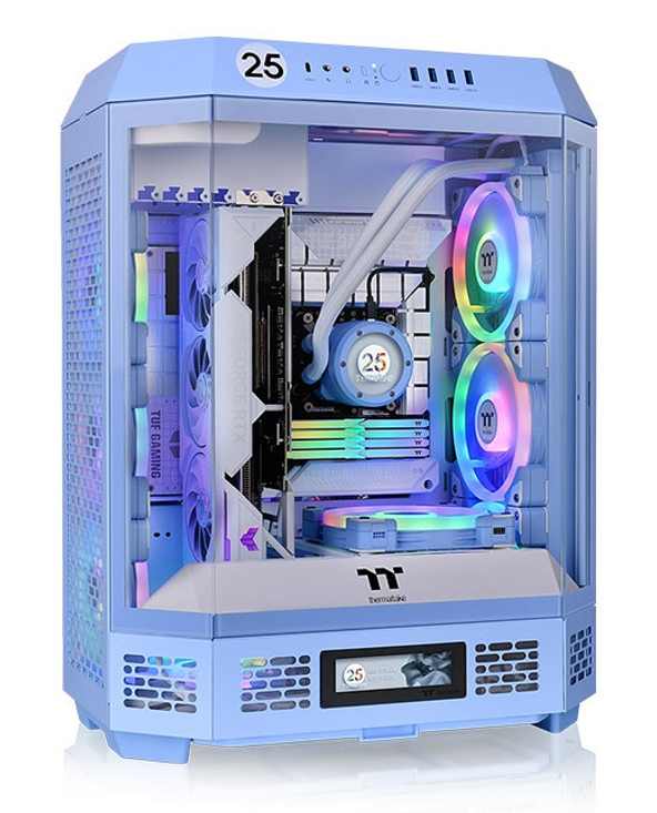 Thermaltake The Tower 600 Hydrangea Blue Midi Tower Bleu
