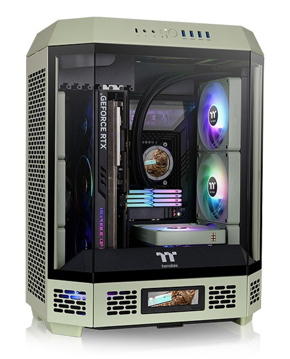 Thermaltake CA-1Z1-00MEWN-00 unité centrale Midi Tower Vert clair