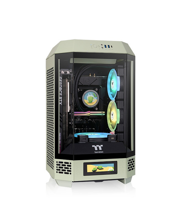 Thermaltake The Tower 250 Matcha Green Mini Tower Vert