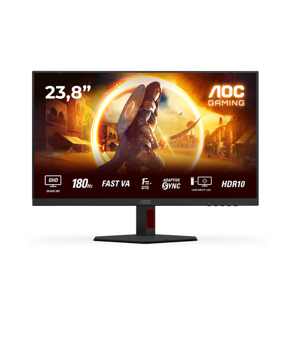 AOC G4 Q24G4RE 23.8" LED Quad HD 1 ms Noir, Rouge