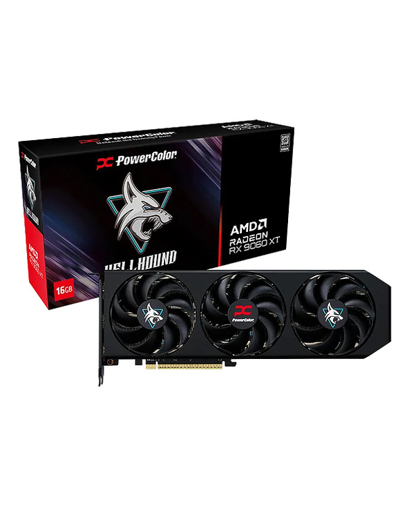 PowerColor Hellhound AMD Radeon RX 9060 XT 16GB GDDR6 16 Go