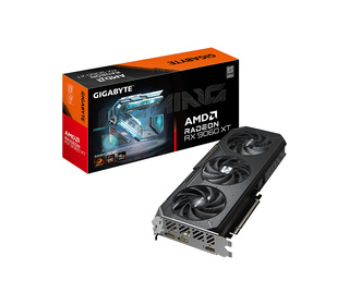 GIGABYTE Radeon RX 9060 XT GAMING OC 16G Carte Graphique - 16GB GDDR6, 128bit, PCI-E 5.0, 3320 MHz Fréquence du cœur, 2 x Displa