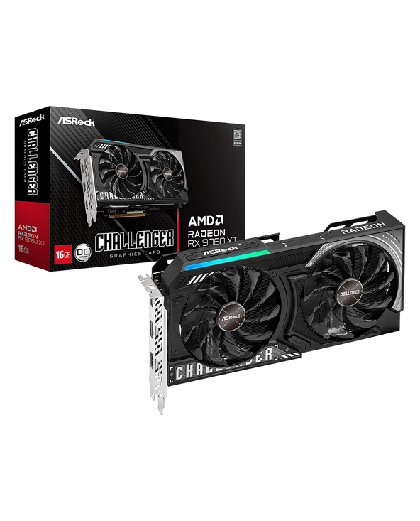 Asrock AMD Radeon RX 9060 XT Challenger 16GB OC 16 Go GDDR6
