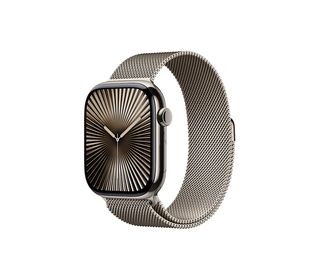 Apple Watch Series 10 OLED 46 mm Numérique 416 x 496 pixels Écran tactile 4G Titane Wifi GPS (satellite)