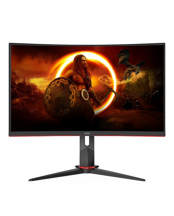 AOC CQ27G2S/BK 27" Quad HD 4 ms Noir, Rouge