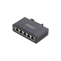 StarTech.com Switch Réseau Industriel 5 Ports Non Géré, 100/1000 Ethernet, Rail DIN/Montage Mural, Commutateur Gigabit IP30 Robu