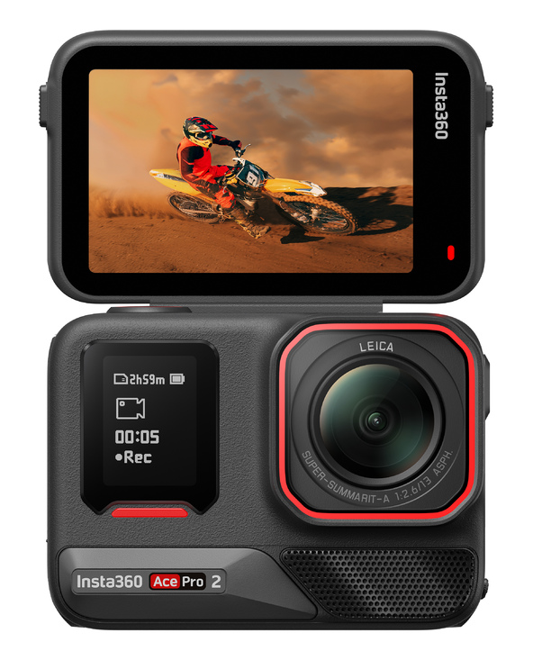Insta360 Ace Pro Gen2 caméra pour sports d'action 48 MP 8K Ultra HD 25,4 / 1,3 mm (1 / 1.3") Wifi 179,8 g