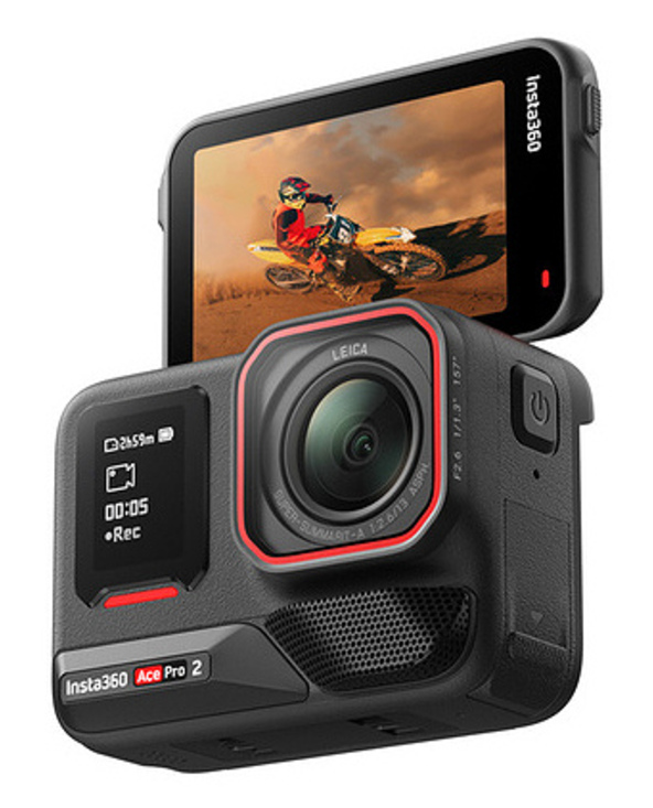 Insta360 Ace Pro 2 caméra pour sports d'action 50 MP 8K Ultra HD 25,4 / 1,3 mm (1 / 1.3") Wifi 177,7 g
