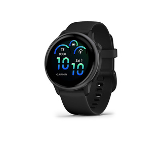 Garmin vívoactive 6 3,05 cm (1.2") AMOLED 42 mm Numérique 390 x 390 pixels Écran tactile Noir Wifi GPS (satellite)