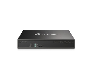 TP-Link VIGI NVR1004H-4P Enregistreur vidéo sur réseau Noir