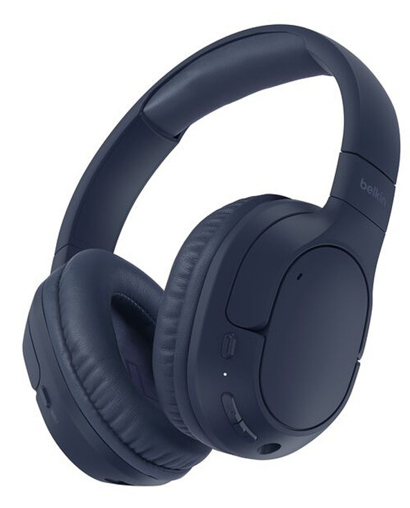 Belkin AUD009HQBL écouteur/casque Écouteurs Sans fil Arceau Appels/Musique USB Type-C Bluetooth Bleu