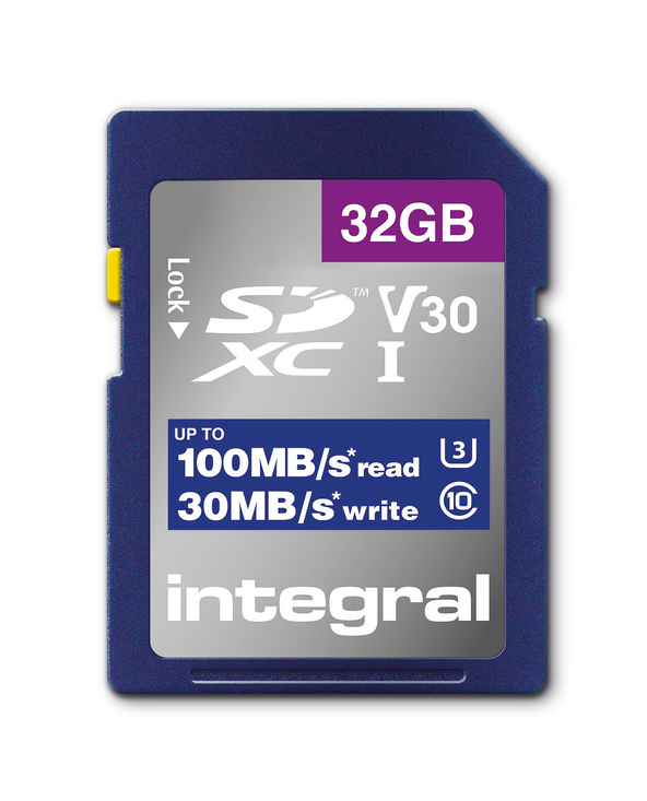 Integral INSDH32G-100V30 mémoire flash 32 Go SD UHS-I