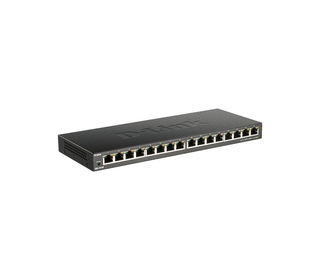 D-Link DGS-1016S Non-géré Gigabit Ethernet (10/100/1000) Noir