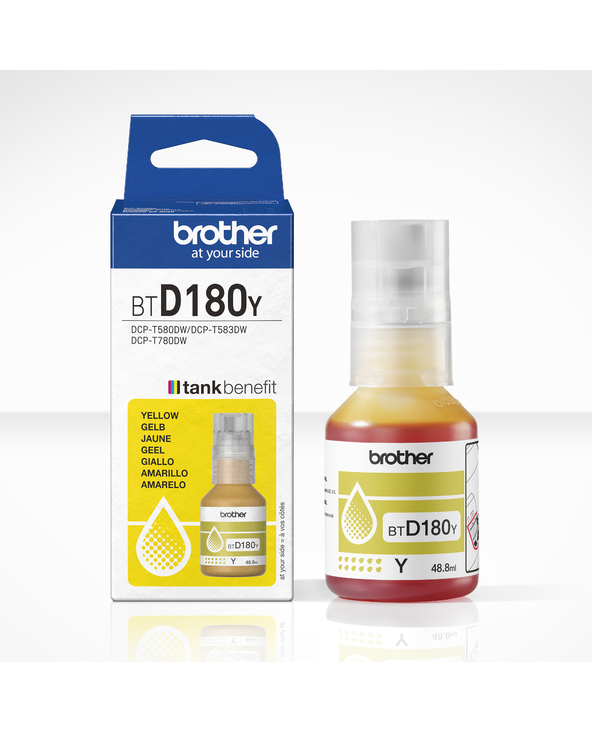 Brother BTD180Y Jaune Bouteille d'encre originale