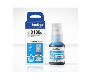 Brother BTD180C Bouteille d'encre cyan originale