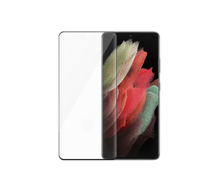 PanzerGlass SAFE. by  Screen Protector w. Black Frame Samsung Galaxy S21 Ultra 5G | Ultra-Wide Fit Protection d'écran transparen