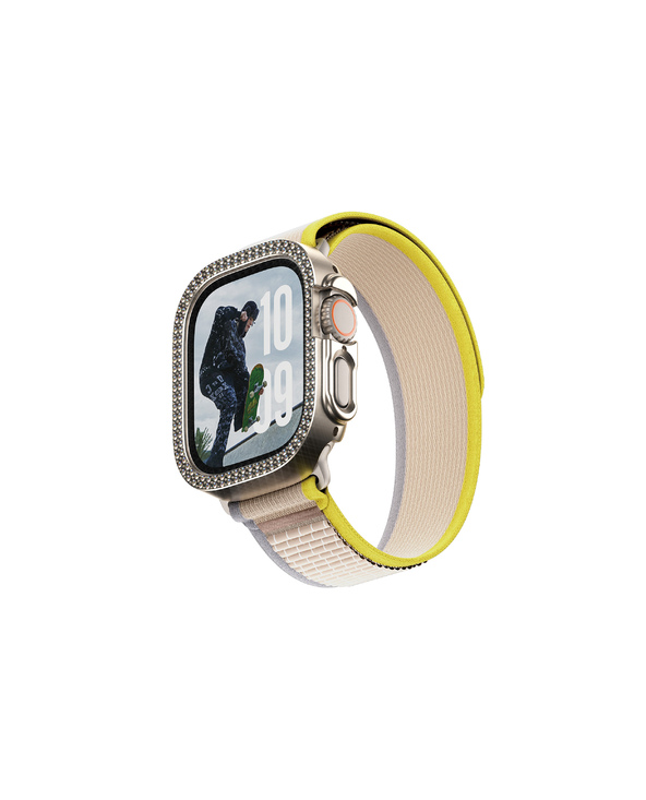 PanzerGlass SAFE. by  Bling Bumper Gold Apple Watch Ultra 2 coque de protection pour téléphones portables Housse Transparent