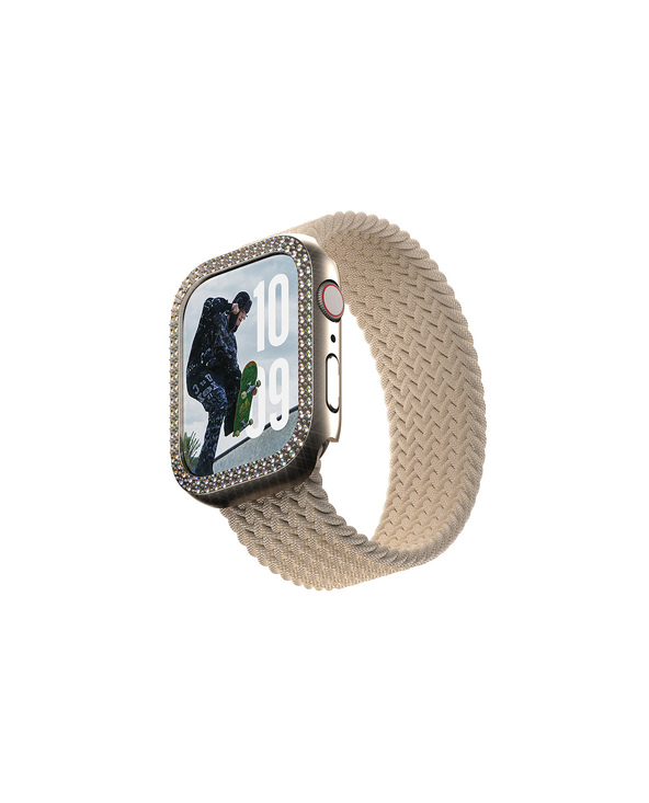 PanzerGlass SAFE. by  Bling Bumper Gold Apple Watch Series 10 | 42mm coque de protection pour téléphones portables Housse Transp