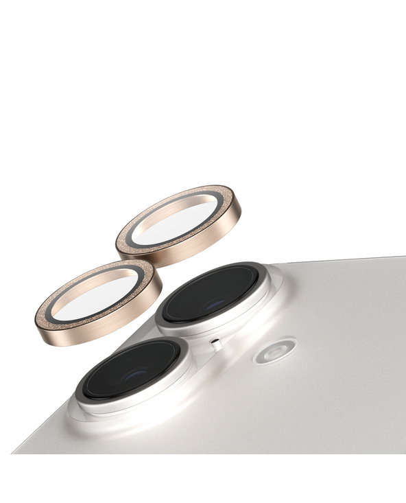 PanzerGlass SAFE. by  Camera Lens Protector Glitter Gold iPhone 16 | 16 Plus Protection d'écran transparent Apple 1 pièce(s)