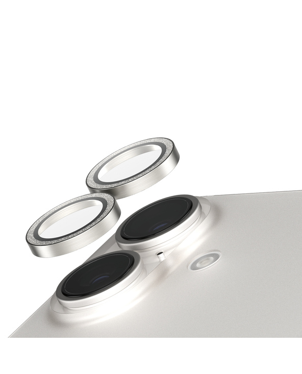 PanzerGlass SAFE. by  Camera Lens Protector Glitter Silver iPhone 16 | 16 Plus Protection d'écran transparent Apple 1 pièce(s)