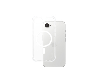 PanzerGlass CARE by  Fashionable Case Samba Transparent w. White Qi Compatible iPhone 16e coque de protection pour téléphones po