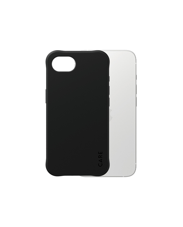 PanzerGlass CARE by  Fashionable Case Samba Black w. Qi Compatible iPhone 16e coque de protection pour téléphones portables Hous