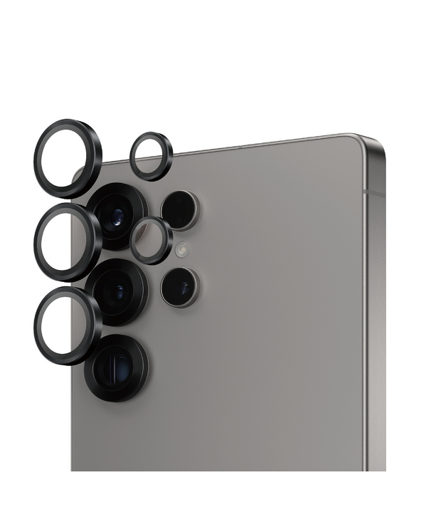 PanzerGlass  Hoops Black Camera Lens Protector Samsung Galaxy S25 Ultra Protection d'écran transparent 1 pièce(s)