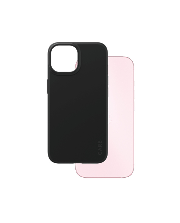 PanzerGlass CARE by  Fashionable Case Black iPhone 15 coque de protection pour téléphones portables Housse Noir