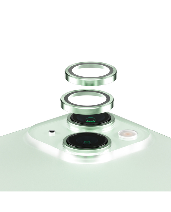 PanzerGlass  Hoops Green Camera Lens Protector iPhone 15 | 15 Plus Protection d'écran transparent Apple 1 pièce(s)