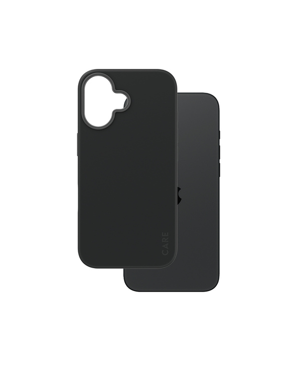 PanzerGlass CARE by  Fashionable Case Black w. MagSafe iPhone 16 coque de protection pour téléphones portables Housse Noir