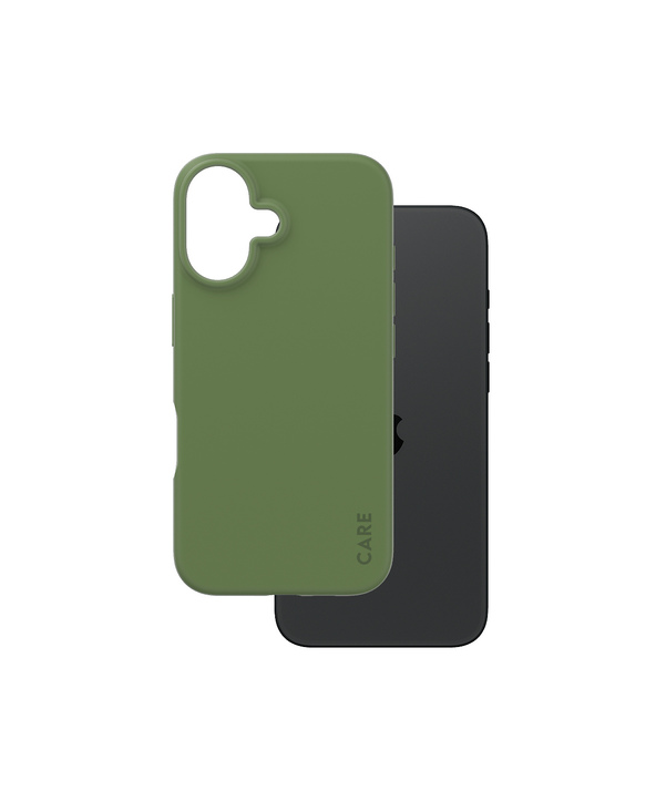 PanzerGlass CARE by  Fashionable Case Green iPhone 16 coque de protection pour téléphones portables Housse Vert