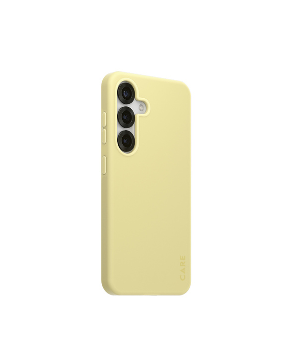PanzerGlass CARE by  Fashionable Case Chardonnay Samsung Galaxy S25 coque de protection pour téléphones portables Housse Jaune