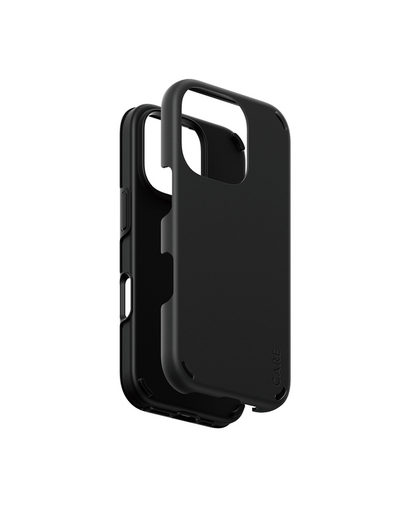 PanzerGlass CARE by  Feature Case Double Defense Black iPhone 16 Pro coque de protection pour téléphones portables Housse Noir