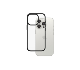 PanzerGlass  HardCase Transparent w. Black Frame iPhone 16 Pro coque de protection pour téléphones portables Housse