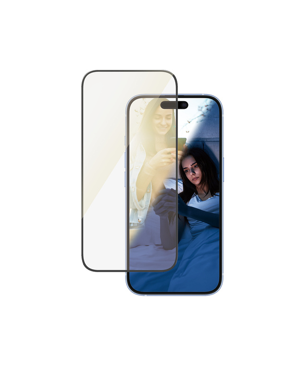 PanzerGlass  EyeCare Screen Protector iPhone 16 | 15 | Ultra-Wide Fit Protection d'écran transparent Apple 1 pièce(s)