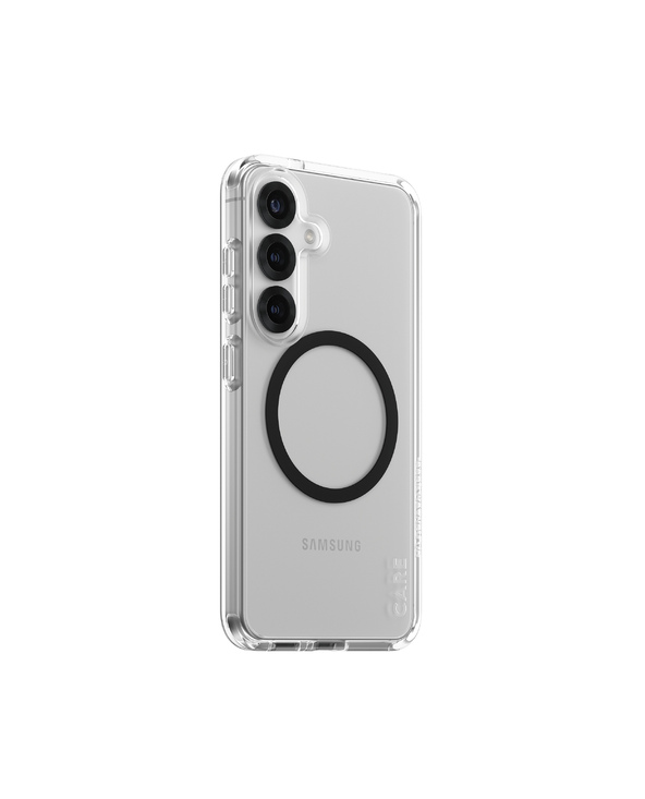 PanzerGlass CARE by  Flagship Case Transparent Urban Combat w. Black Qi Compatible Samsung Galaxy S25 coque de protection pour t